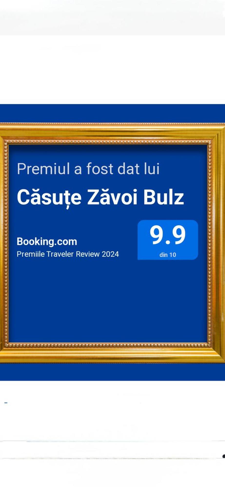 Casute Zavoi Bulz Villa Dış mekan fotoğraf